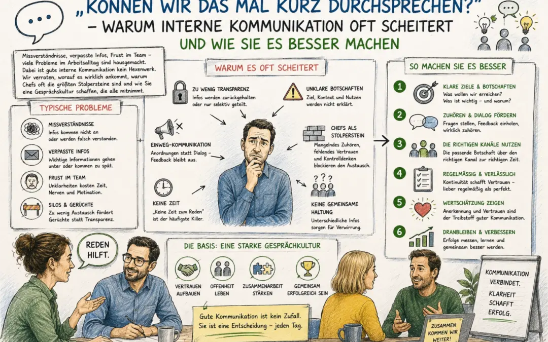 Interne Kommunikation: Woran sie oft scheitert und wie sie sich verbessern lässt